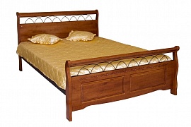 Кровать "Агата" 836-SN-KD 160*200 см, Rose Oak
